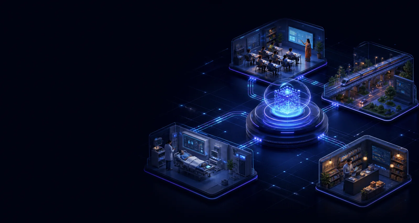 Connected systems representing the long-lived products the team builds and operates